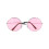 Rubies Giant round pink hippie glasses 2