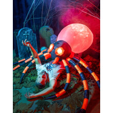 Giant inflatable spider decoration 180 x 120 cm