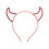 Rubies Women's red rhinestone devil headband 3