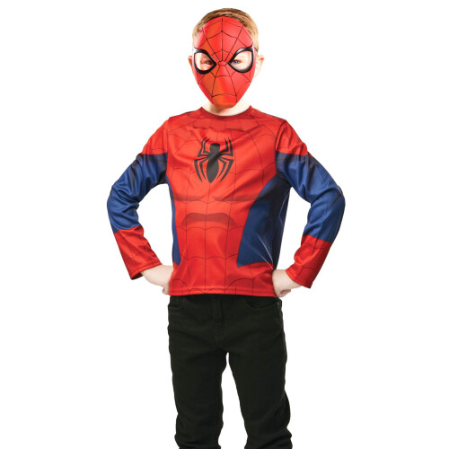 Rubies Spiderman children's top and mask kit