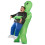 Rubies Inflatable alien costume for children 2