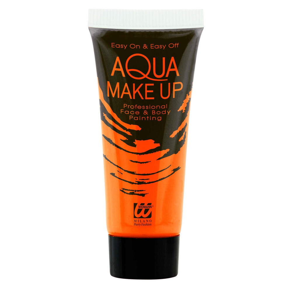 Rubies Neon Fluorescent Makeup 30 Ml Orange