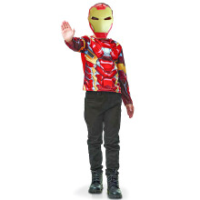Déguisement Iron Man - RUBIES - Set plastron et masque - Garçon 4 ans et plus - Licence Marvel