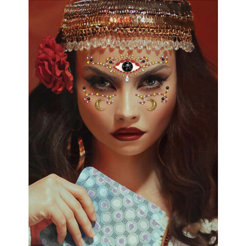 Rubies Flashy adhesive face jewels