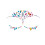 Rubies Multicolored adhesive face jewels 3