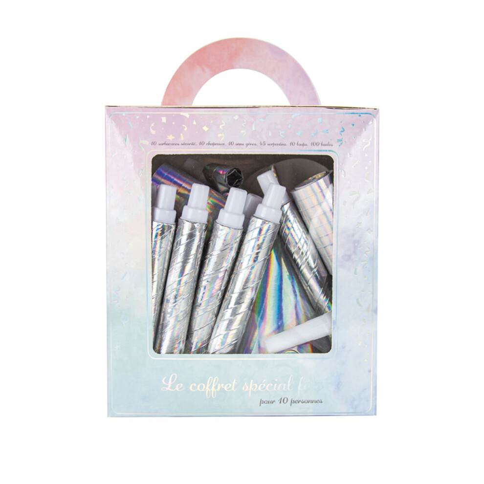 Rubies Iridescent Party Favor Box For 10 People