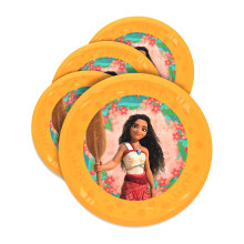 4 Vaiana 2 reusable plates 21 cm