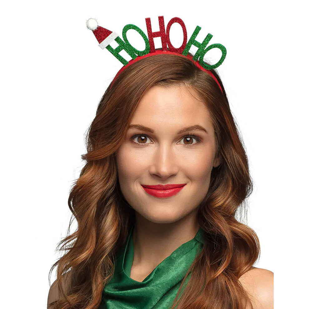 Rubies Adult Ho Ho Ho Christmas Headband