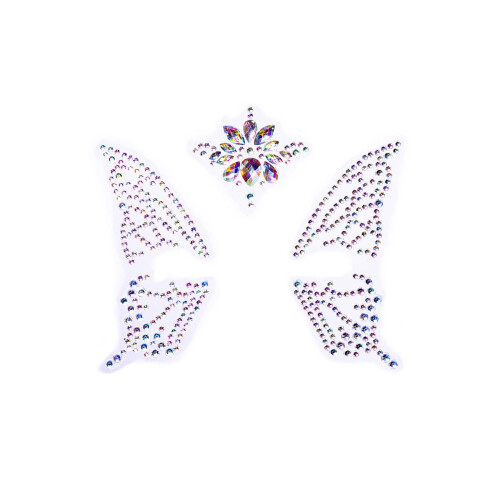 Rubies Fairy gezicht juwelen stickers 1