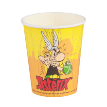 8 Asterix 250 ml cardboard cups