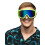 Rubies Adult fluorescent green ski goggles 2