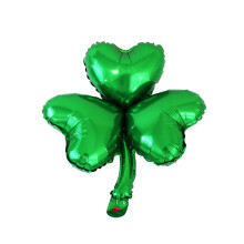 St. Patrick's Day 40cm Clover Metallic Balloon