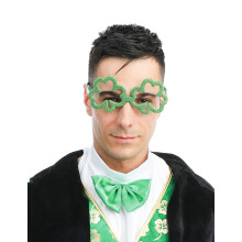 Adult St. Patrick's Day shamrock glasses