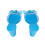 Rubies Children's blue princess shoes 3