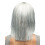 Rubies Women's silver iridescent wig 3