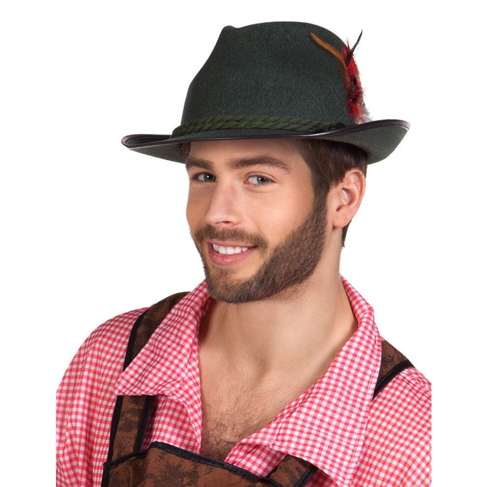 Rubies Dark Bavarian Hat For Adults Green