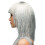 Rubies Women's silver iridescent wig 2