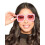 Rubies Pink bling bling glasses 2