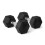Amazon Amazon Basics Rubber Encased Hex Dumbbell Weights Set, 10 kg, Black 1