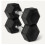 Amazon Amazon Basics Rubber Encased Hex Dumbbell Weights Set, 10 kg, Black 3