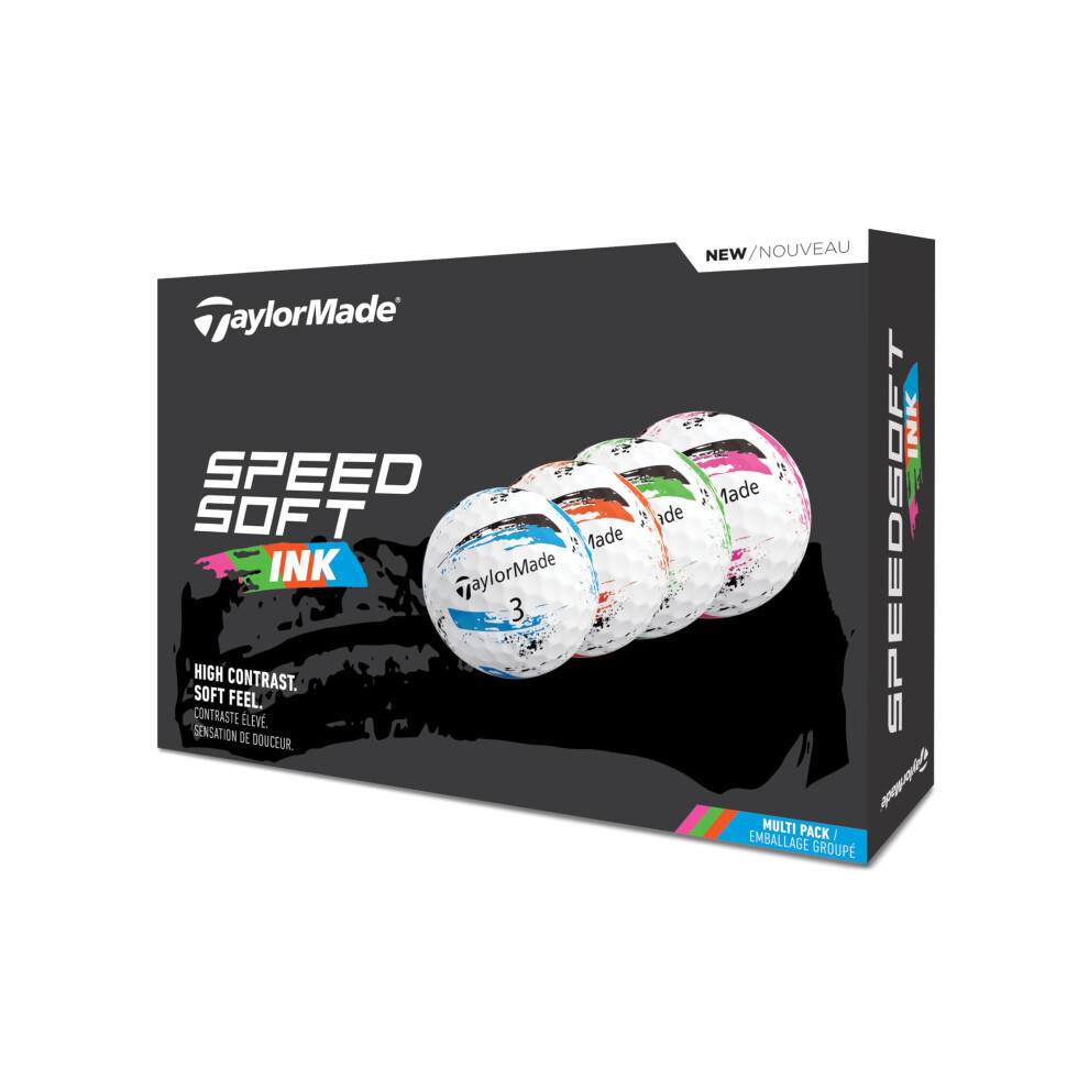TaylorMade 2025 Golf SpeedSoft Ink Multi Golf Balls