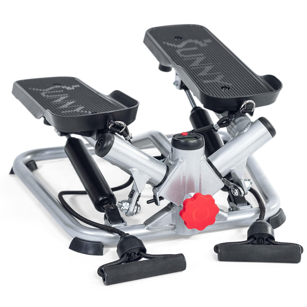 Sunny Health & Fitness Advanced Twist Stepper Machine with Resistance