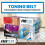 ABFLEX Ab Toning Belt for Developed Stomach Muscles, Remote for Quick 2
