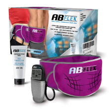 ABFLEX Ab Toning Belt for Developed Stomach Muscles, Remote for Quick