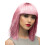 Rubies Women's iridescent pink wig 1
