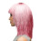 Rubies Women's iridescent pink wig 3