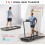 HomeFitnessCode Folding Treadmill, 2.5HP Walking Pad Motorized Electri 5
