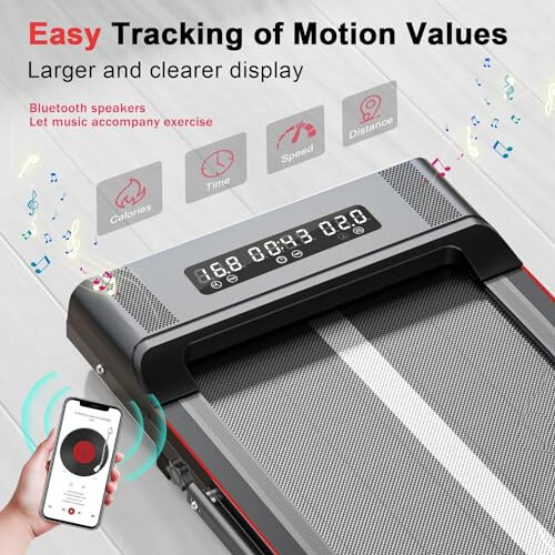 HomeFitnessCode Folding Treadmill, 2.5HP Walking Pad Motorized Electri 1