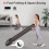 HomeFitnessCode Folding Treadmill, 2.5HP Walking Pad Motorized Electri 4