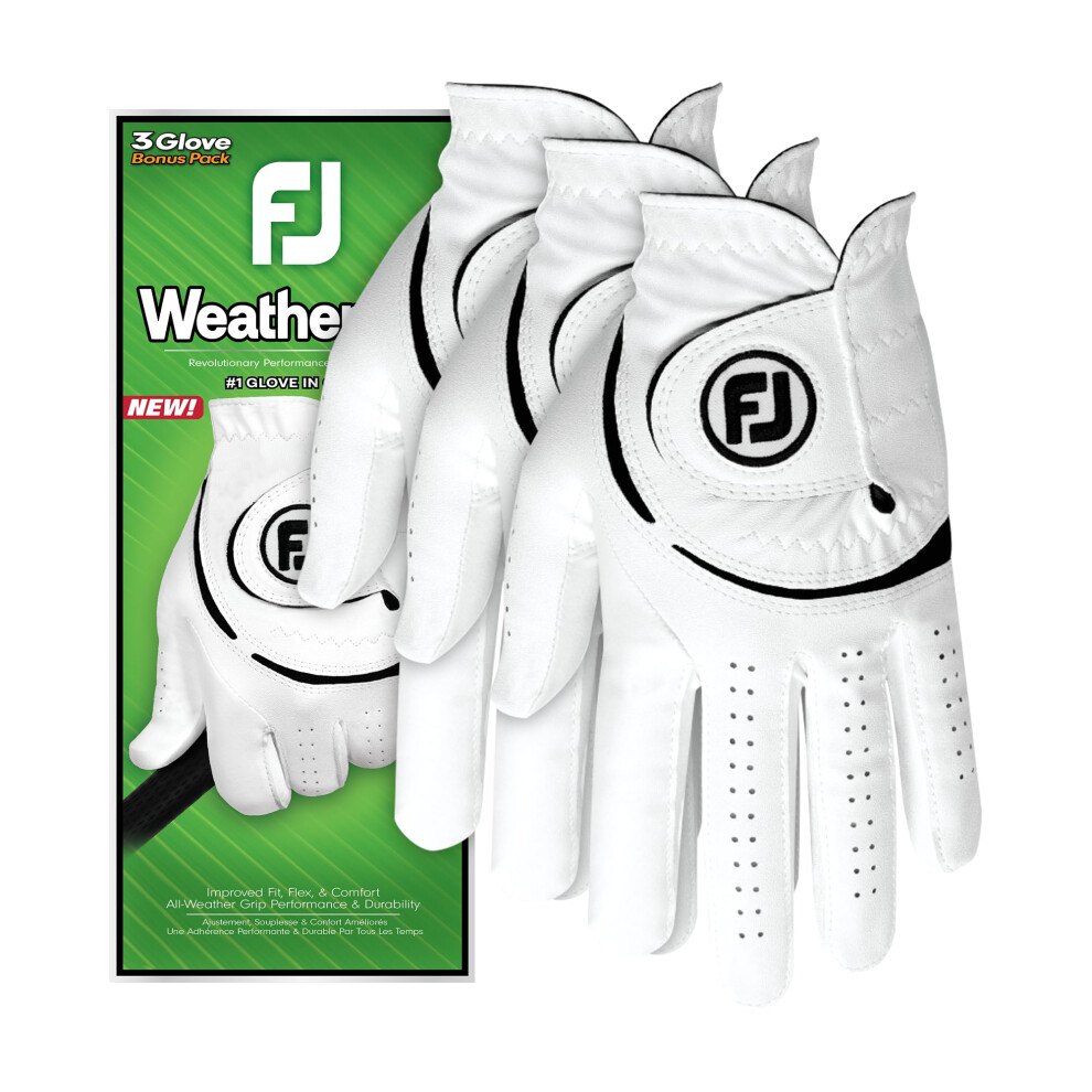 FootJoy WeatherSof Mens 3-Pack Golf Glove