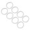 120pcs Stainless Steel Flat Washers 12mm Inner 15mm Outer Diameter 6