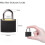 Suitcase Locks with Keys - Pack of 2 (Black) 2