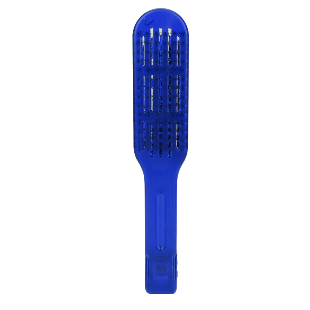 Unisex Blue Hair Straightening Plywood Comb Straightener