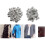 Metal Snap Fasteners Studs - Great for Closure in Crafts (15mm) 9