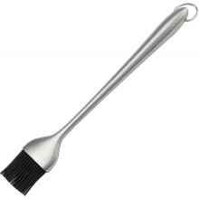 Heavy-duty BBQ Basting Brush - Silicone Bristles, 12 Inch Handle