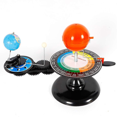 Solar Eclipse Teaching Aids Solar System Model Kit, Sun Earth Moon Orbital Model for Kids, Educational Geography Project 1