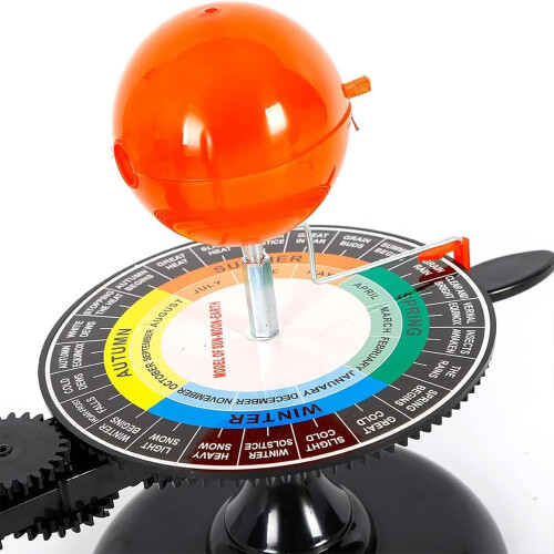Solar Eclipse Teaching Aids Solar System Model Kit, Sun Earth Moon Orbital Model for Kids, Educational Geography Project 2