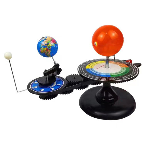 Solar Eclipse Teaching Aids Solar System Model Kit, Sun Earth Moon Orbital Model for Kids, Educational Geography Project