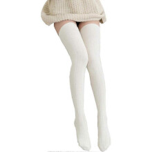 Women Knee Socks Socks Overknee Stockings Tights Cotton Stockings Knitted Socks