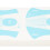 100pcs Reusable Nail Art Guide Form Self Adhesive 12