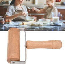 Pizza-Roller Multifunktionaler Feinpolierer Glattere Oberflächen Praktischer Holz- und Gebäck-Pizzaroller für Zuhause, Kuchenladen