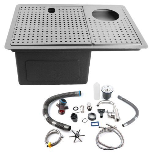 Kitchen Sink Cup Rinser Set 304 Stainless Steel