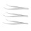 10PCS Stainless Steel Tweezer Curved Nippers Tools 7
