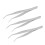 10PCS Stainless Steel Tweezer Curved Nippers Tools 6