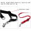 Extra Long Dog Lead 20m 65ft Strong Dog Training Leads Adjustable Nylon Leash for Medium 15