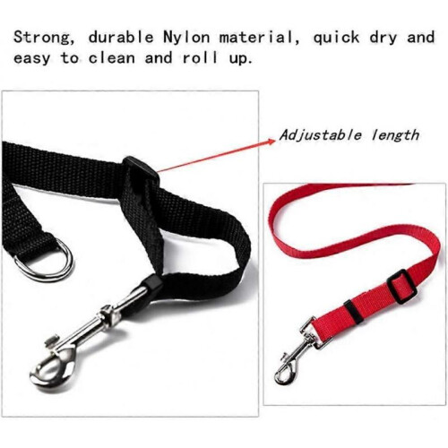 Extra Long Dog Lead 20m 65ft Strong Dog Training Leads Adjustable Nylon Leash for Medium 2